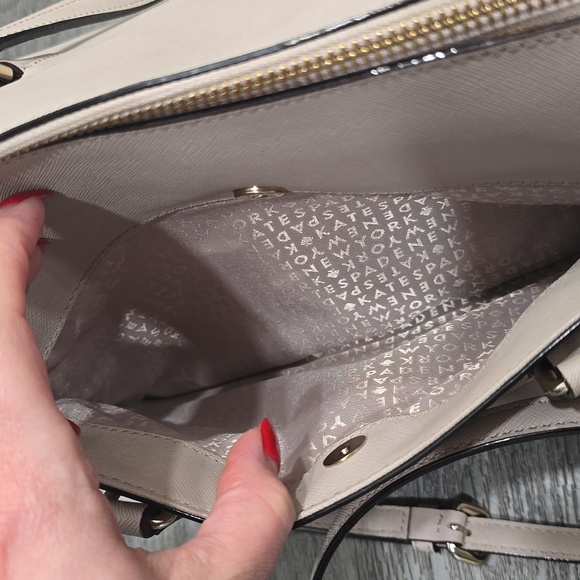 Kate Spade New York Laurel Satchel Purse, Shoulder Strap, Bag, Leather - Picture 9 of 15